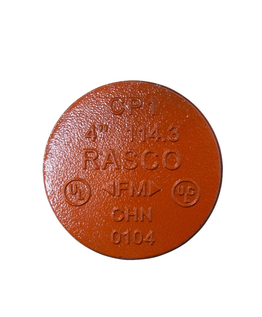 TAPA GALVANIZADA ESTÁNDAR DE 1-1/4" GRVD
