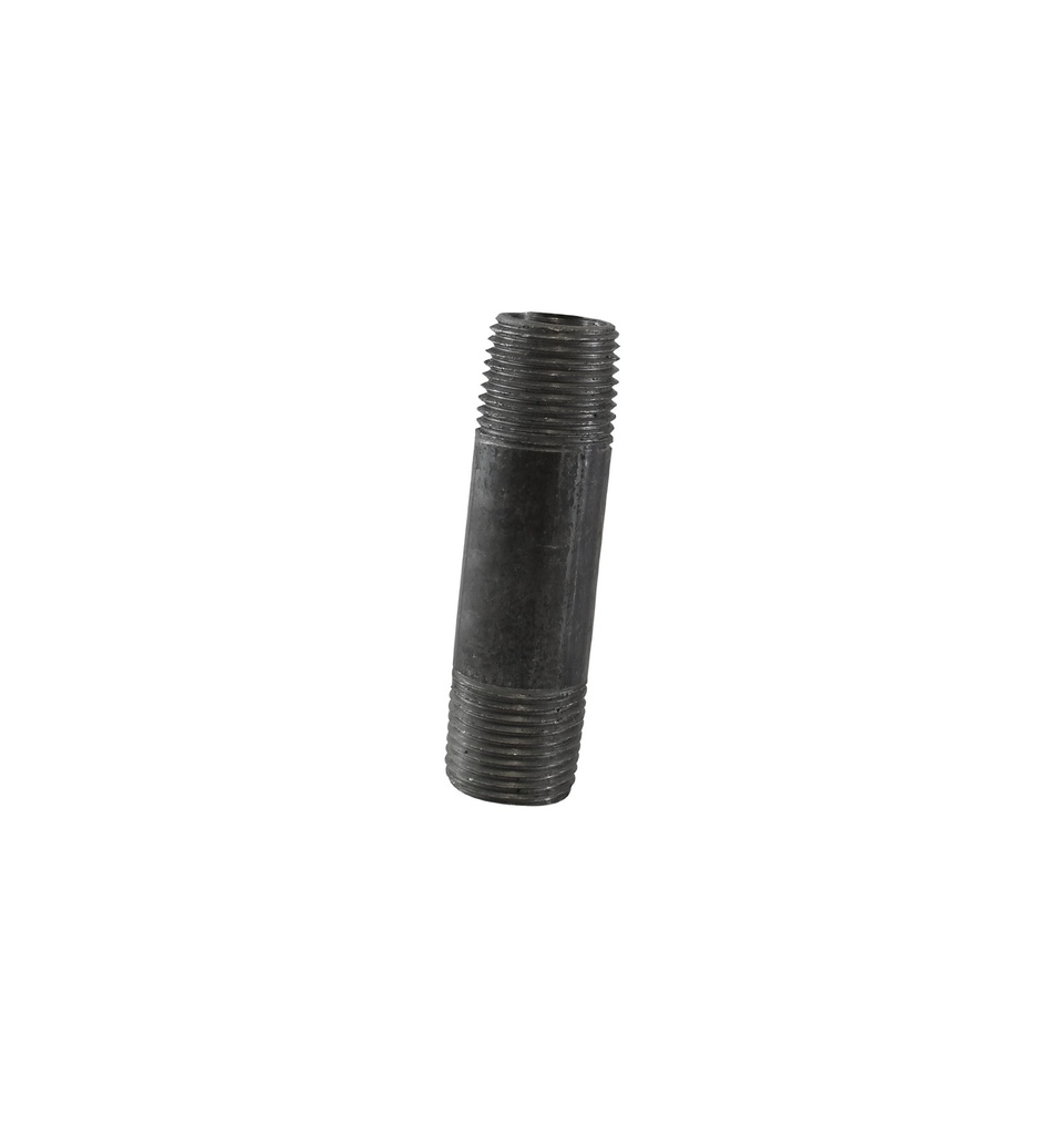 NIPPLE ACERO NEGRO DE 1/4" X 2" ROSCADO