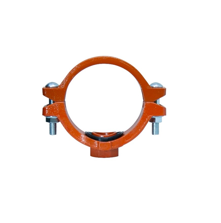 TEE MECANICA ROSCADA DE 2" x 1-1/4" GALV