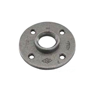 BRIDA DE PISO DE 2" 150 NEGRO