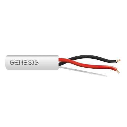 CABLE DE ALARMA 18/2 SÓLIDO SIN BLINDAJE 500  BLANCO