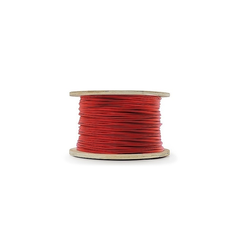 CABLE DE ALARMA 18/6 SÓLIDO SIN BLINDAJE 1000 Rojo