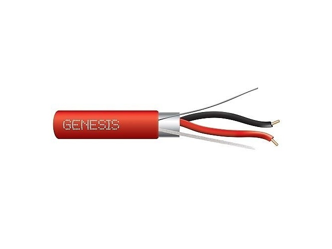 CABLE DE ALARMA 14/4 BLINDADO SOLIDO FPLR 500 ROJO