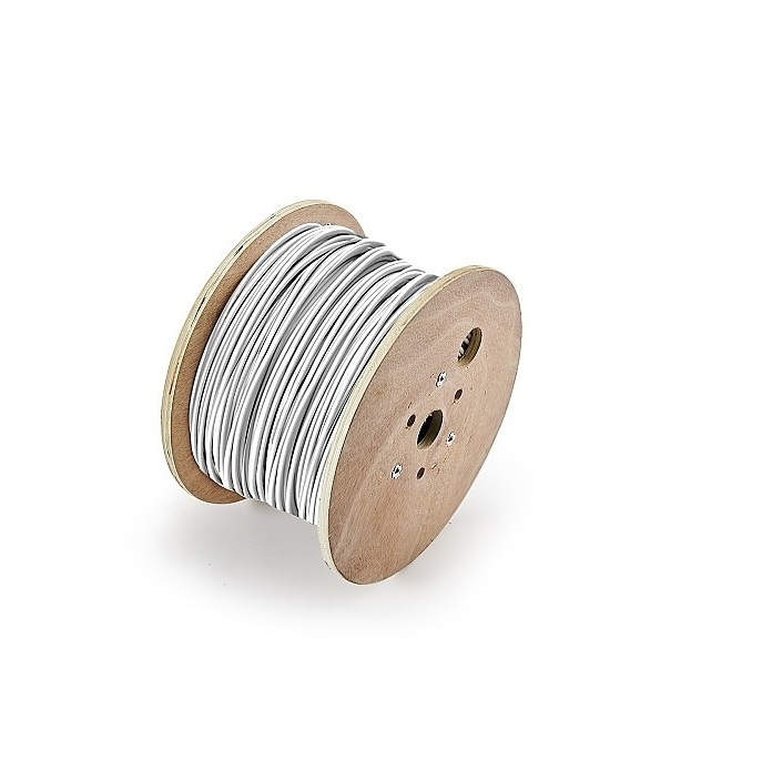 CABLE DE ALARMA 18/2 BLINDADO SOLIDO 1000 BLANCO