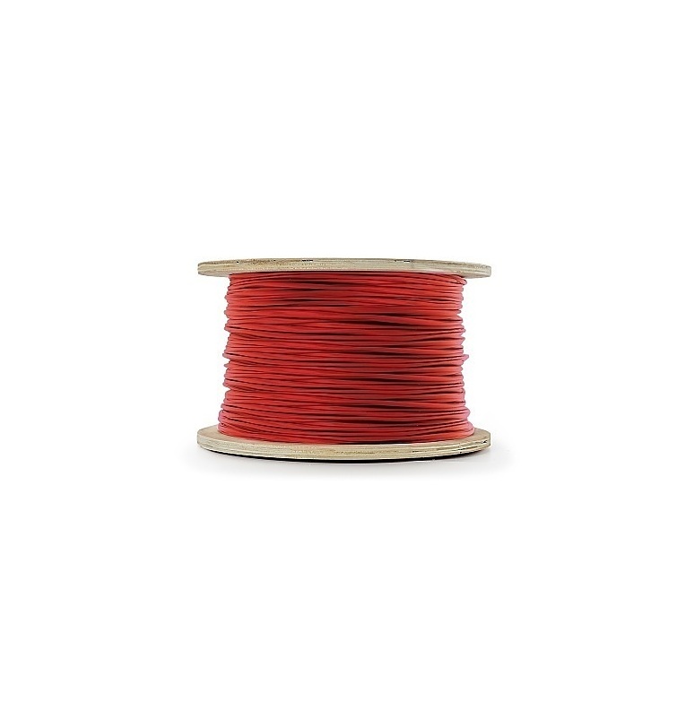 CABLE DE ALARMA 18/4 SÓLIDO SIN BLINDAJE 1000 ROJO