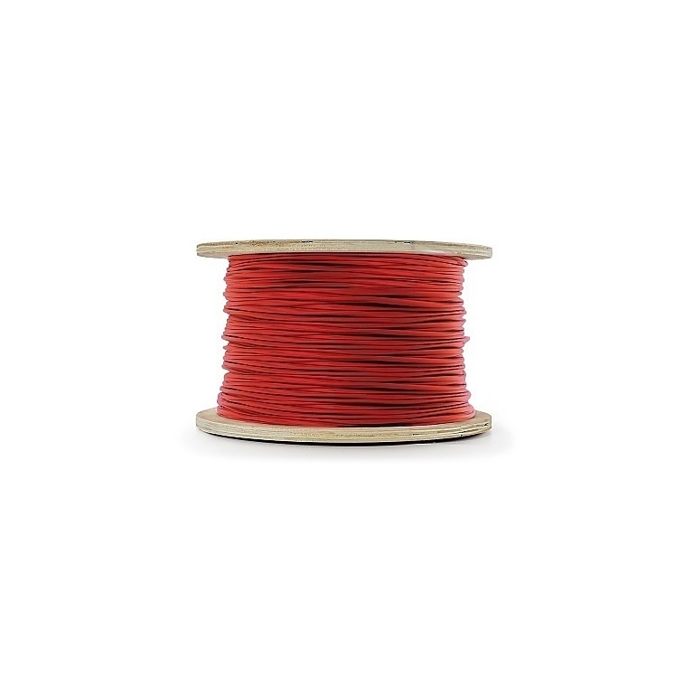 CABLE DE ALARMA 18/2 SÓLIDO SIN BLINDAJE 1000 ROJO