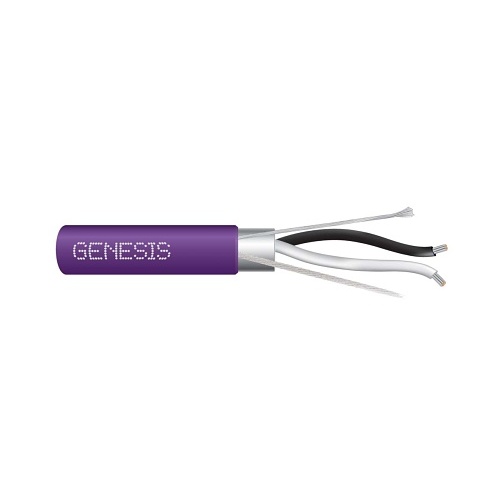 CABLE DE ALARMA 18/2 SÓLIDO SIN BLINDAJE 1000 PULPURA