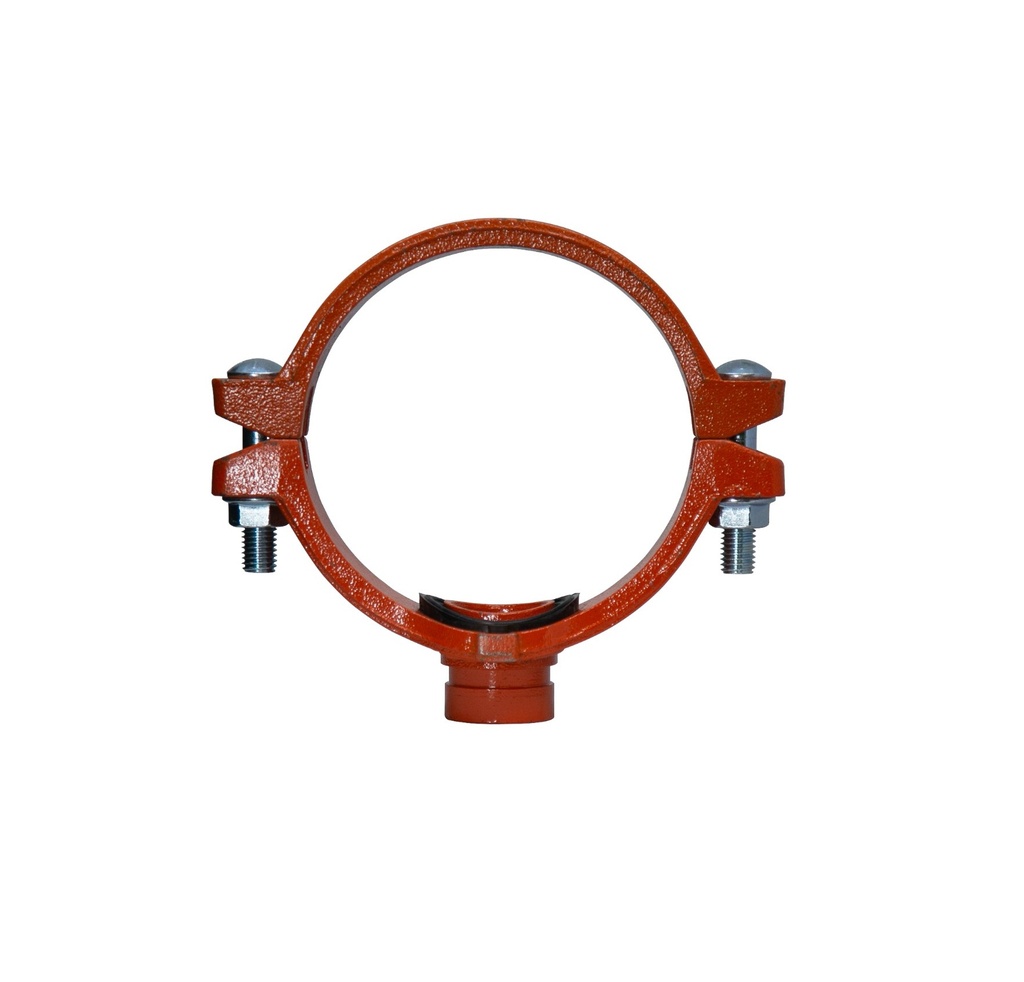 TEE MECANICA RANURADA DE 6" x 2-1/2"