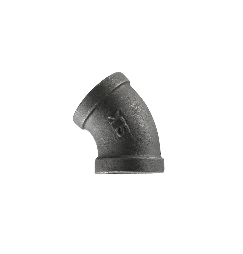 CODO DE 2" 150 45º NEGRO