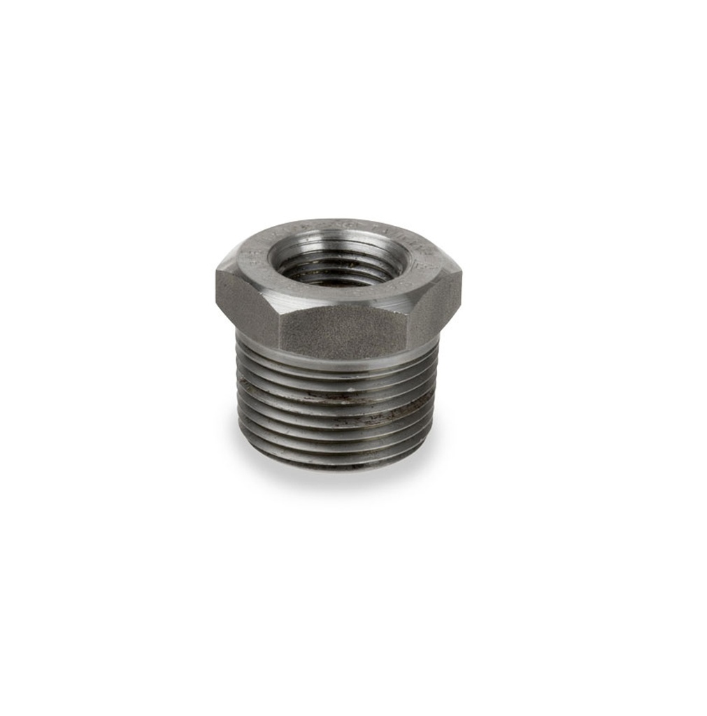 BUSHING REDUCTOR HEXAGONAL 1" X 1/2" NEGRO