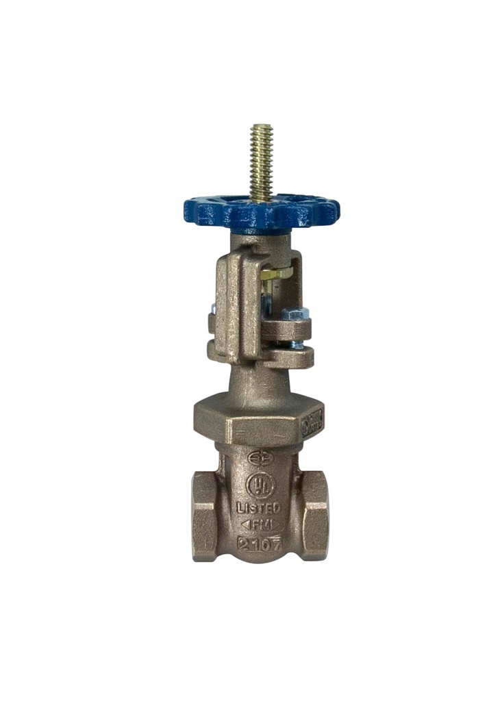 VALVULA OS&Y DE 1-1/4", ROSCA