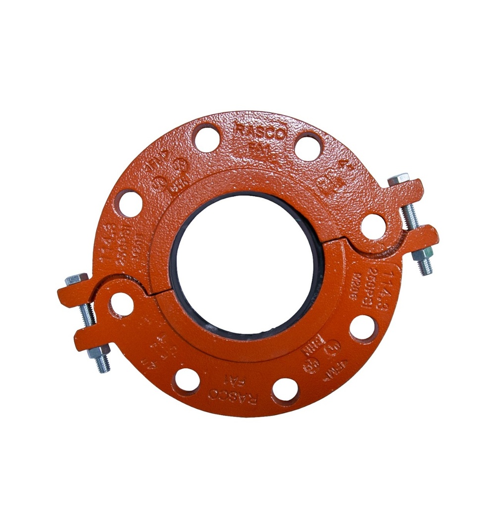 ADAPTADOR DE BRIDA GRVD DE 8" RANURADA