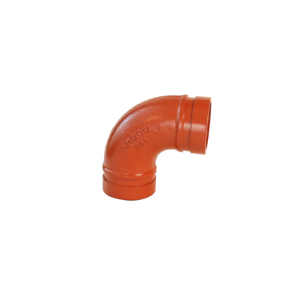 CODO RANURADO ESTANDARDE 6" 90°
