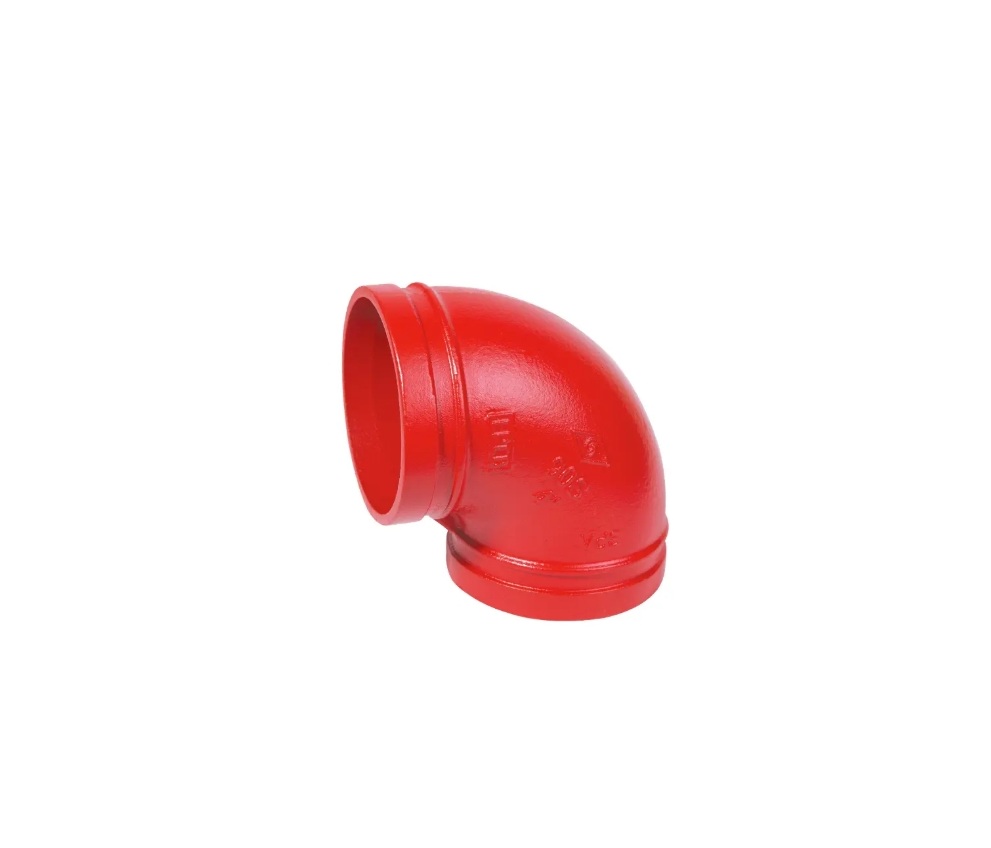 CODO RANURADO DE 8" RADIO CORTO 90 HIERRO DUCTIL