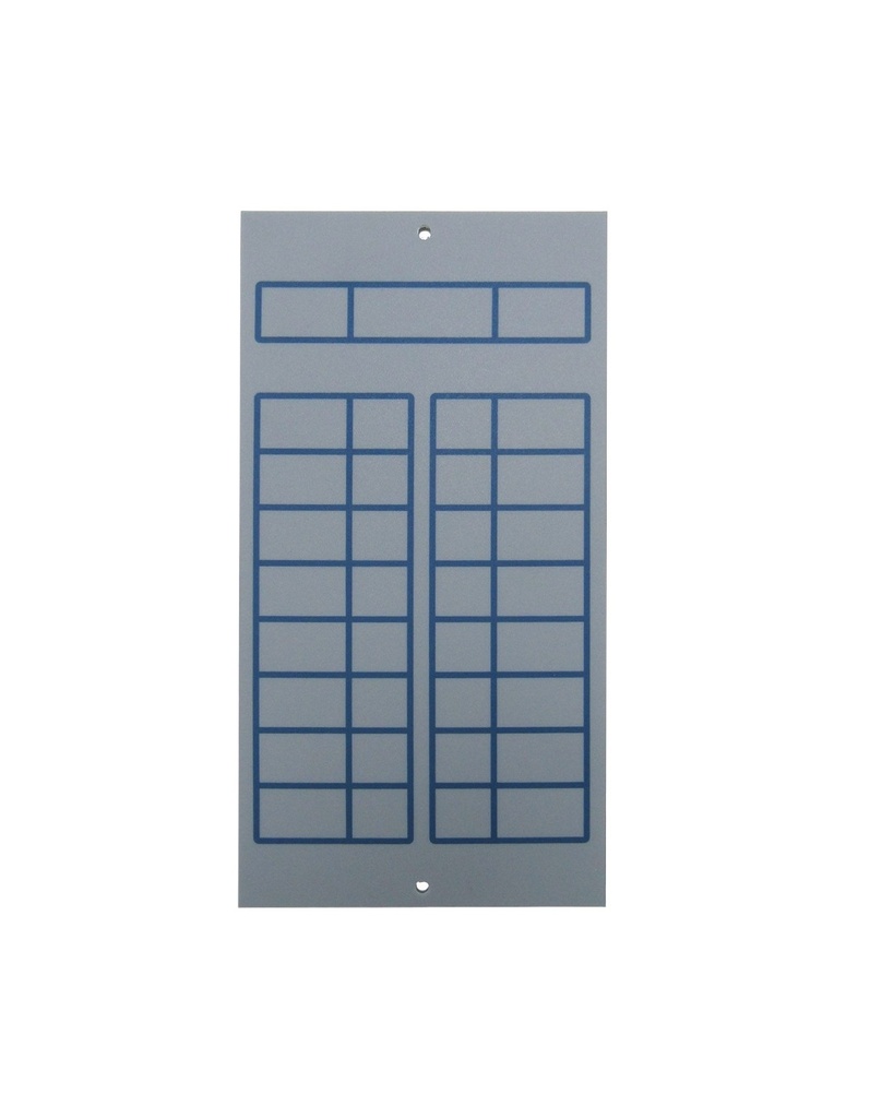 PLACA EN BLANCO DEL ANUNCIADOR ACM-32A / ACM-16AT.