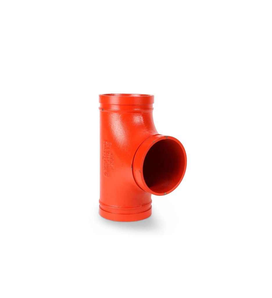 TE ROJA RANURADA DE 6" X 4"
