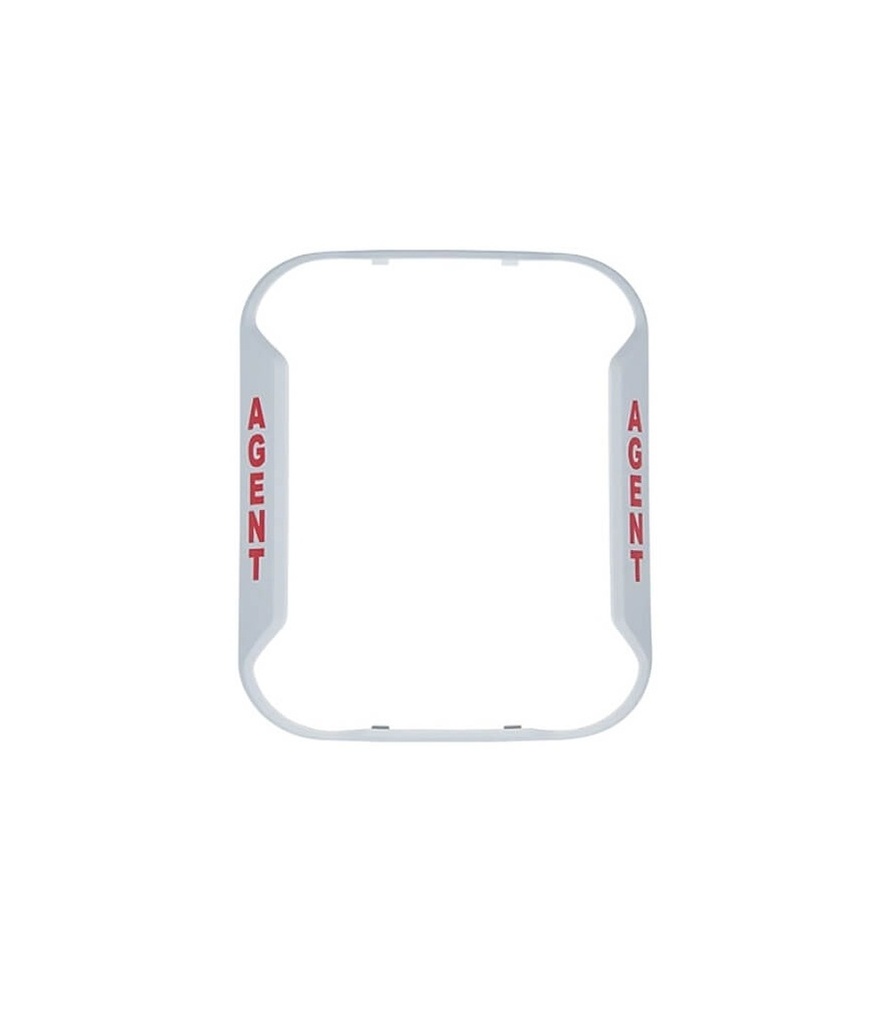 KIT DE BISEL BLANCO DE PARED AGENTE; 5 POR UNIDAD
