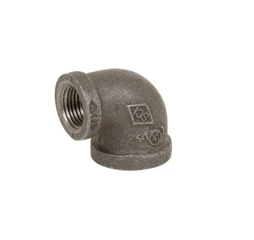 CODO DE 1 X 1/2,  REDUC DE 90 GRADOS NEGRO