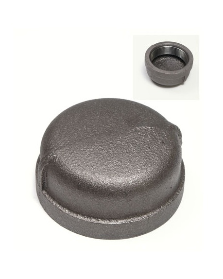 TAPA DE 1" 150  NEGRO