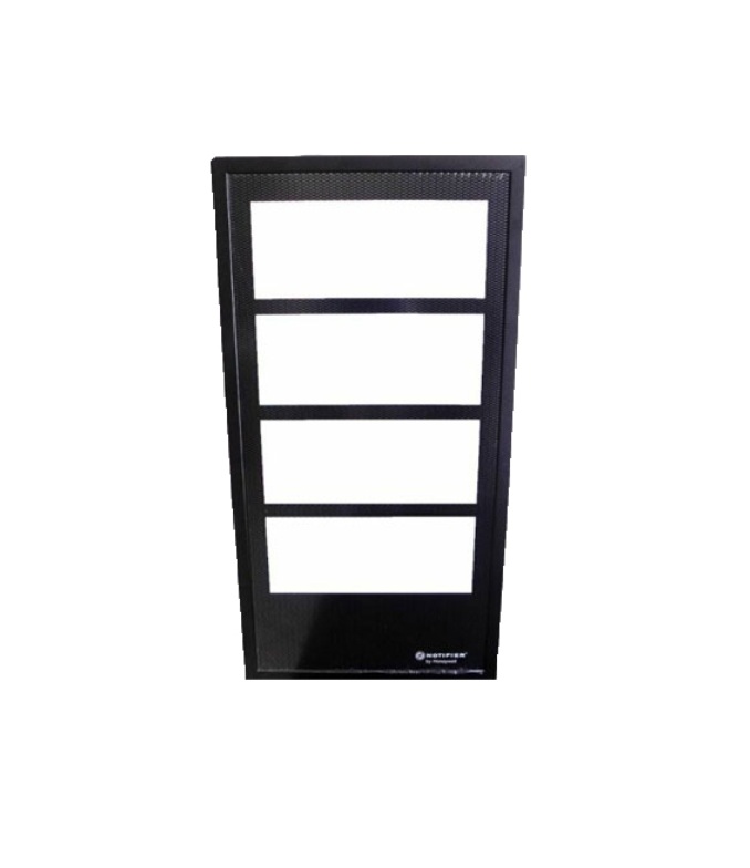 PUERTA EN BLANCO, CERRADURA Y LLAVES. ACEPTA 4 CHASIS, NEGRO.