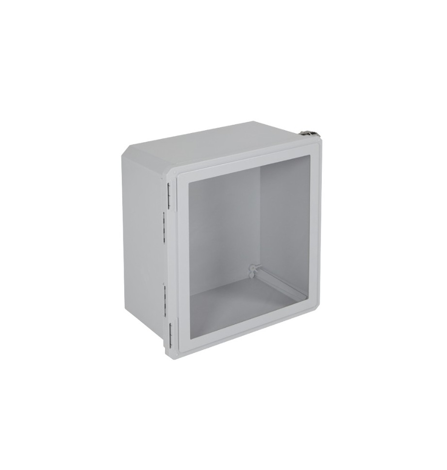 GABINETE DE FIBRA DE VIDRIO OPACA CON VENTANA 18X16X10