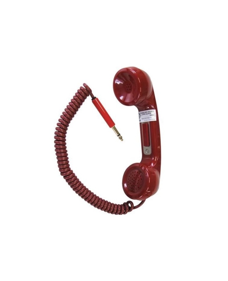 AURICULAR REMOTO DE BOMBEROS, ROJO