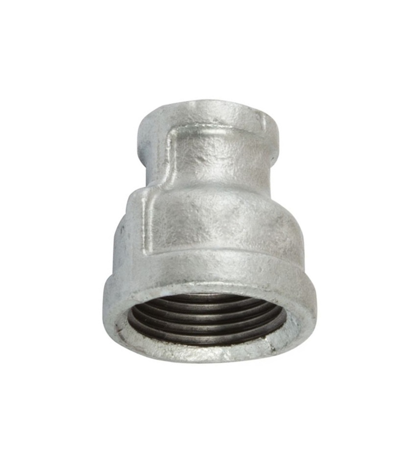 ACOPLE REDUCTOR DE 90º CON ROSCA DE 1 X 1/2", GALV