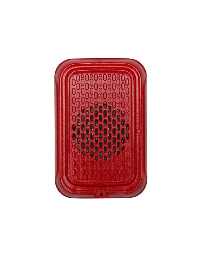 ALTAVOZ COMPACTO DE BAJA FRECUENCIA, PARED , ROJA