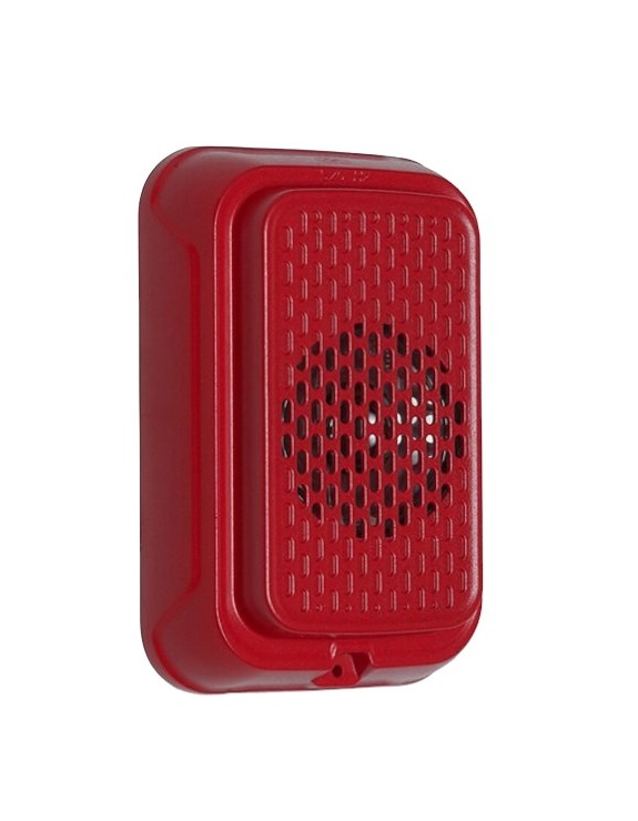 ALTAVOZ COMPACTO DE BAJA FRECUENCIA, PARED , ROJA