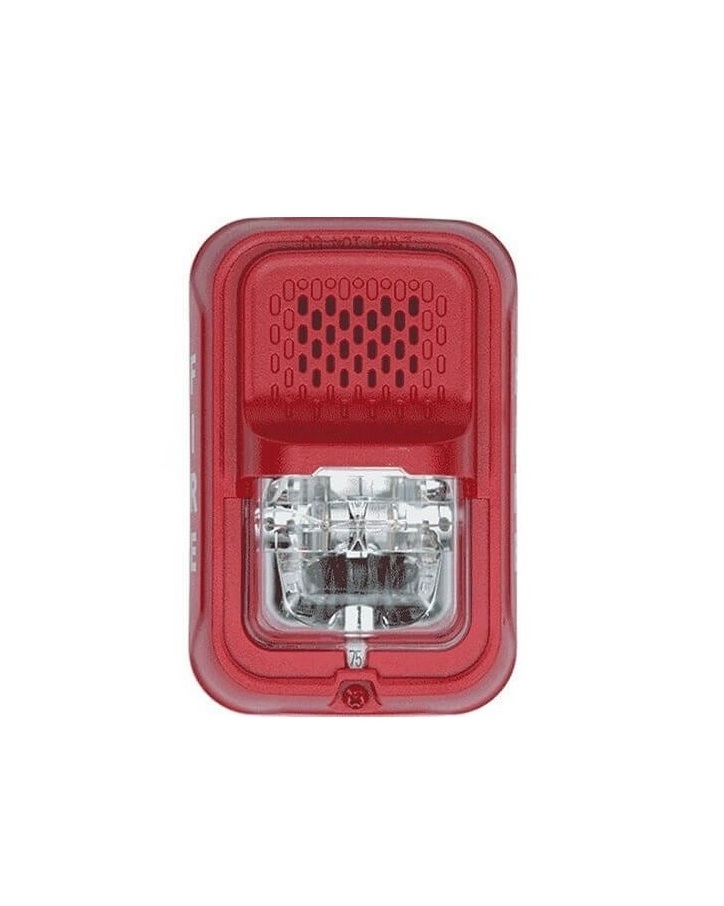 ALTAVOZ/ LUZ ESTROBOSCÓPICA 2W PARED ROJA, COMPACTA