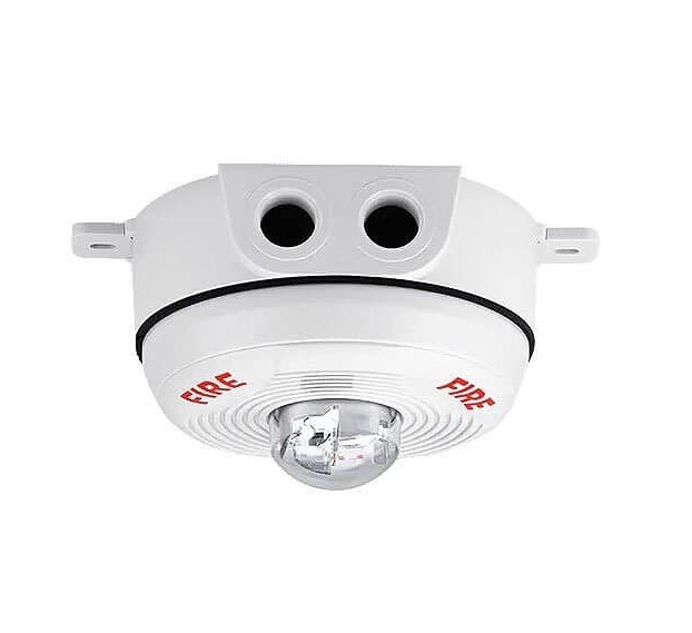 ALTAVOZ / LUZ ESTROBOSCÓPICA EXTERIOR BLANCO, MONTAJE EN TECHO