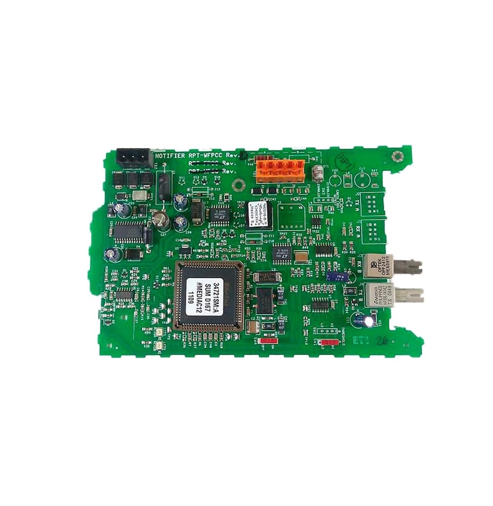 MODULO REPETIDOR  24V CC DE FIBRA ÓPTICA.