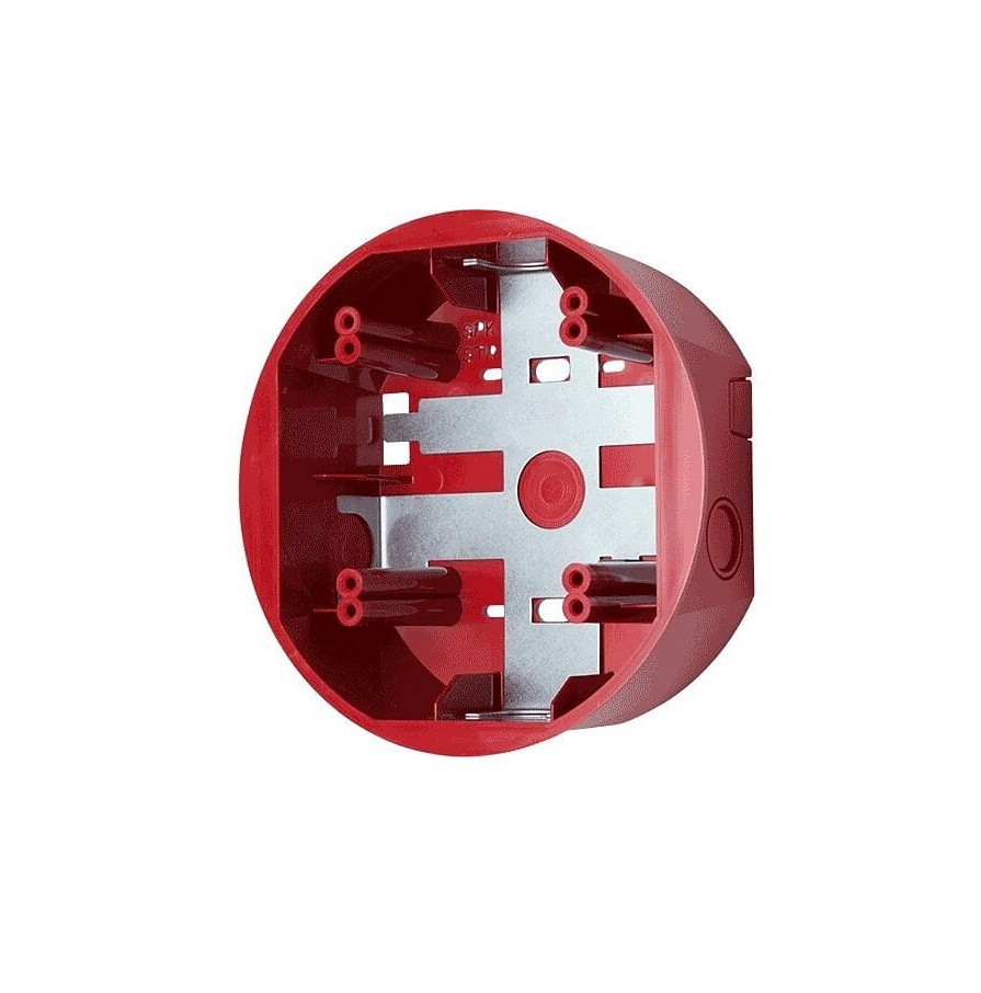 CAJA TRASERA DE SUPERFICIE DE TECHO, ROJO