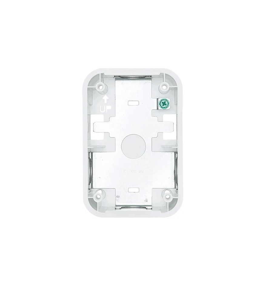 CAJA TRASERA DE MONTAJE EN SUPERFICIE DE PARED COMPACTO, BLANCO