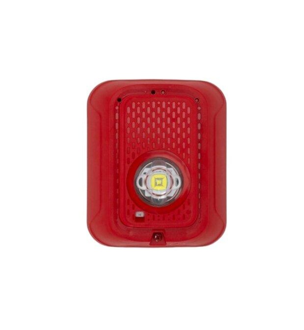 LUZ ESTROBOSCÓPICA LED PARED ROJA 4X4 PARED LISO