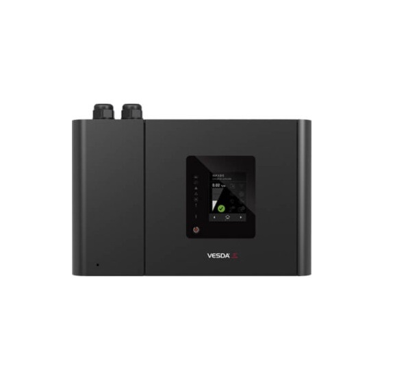 DETECTOR DE HUMO DE ASPIRACIÓN DE UN SOLO TUBO CON LED (NEGRO)