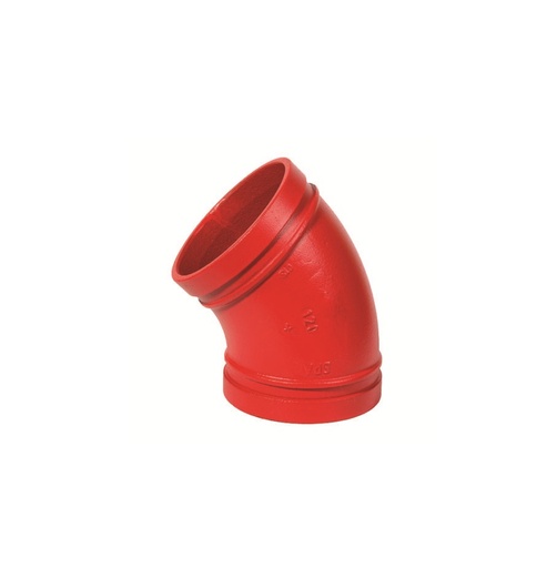 [12073] CODO GRVD DE 2-1/2" ESTÁNDAR 45 