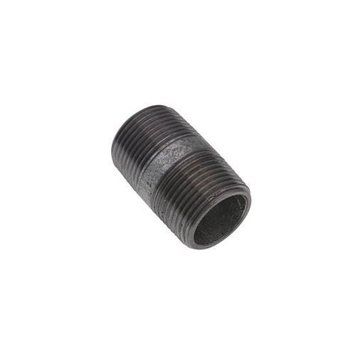[12BSN] NIPPLE DE 1"X 2" HIERRO NEGRO ROSCADO
