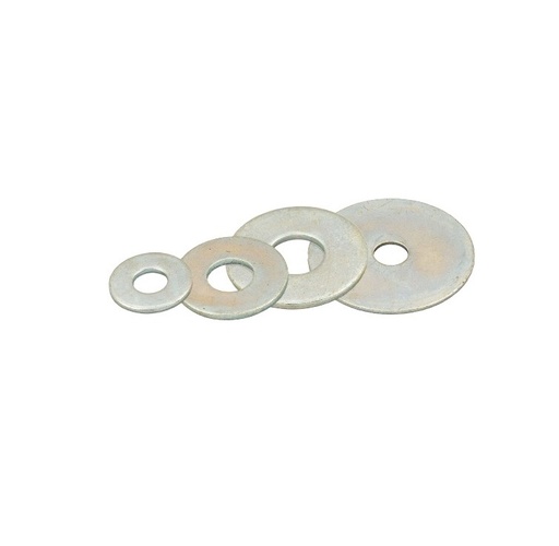 [12W] ARANDELAS PLANA DE ZINC