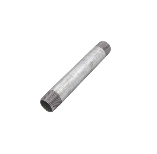 [158BSNG] NIPPLE DE 1-1/2" X 8", GALVANIZADO ROSCADO