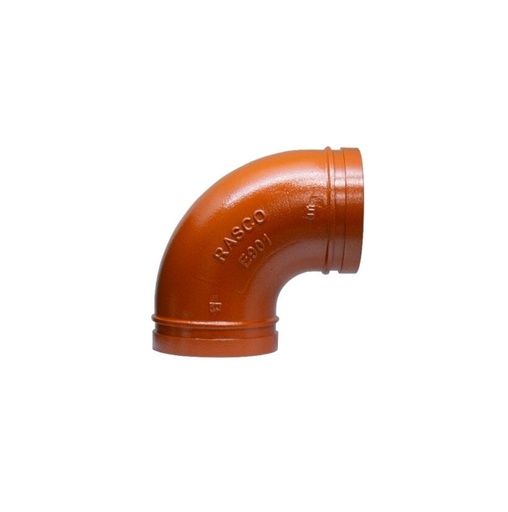 [1590R] CODO RANURADO ESTANDAR GALV, 1-1/2" 90 ELL 