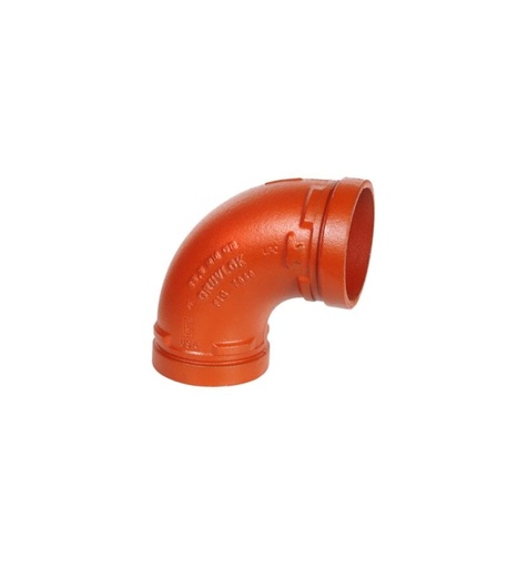 [2590D] CODO RANURADO GRUVLOK, DE 2-1/2" ESTÁND 90º