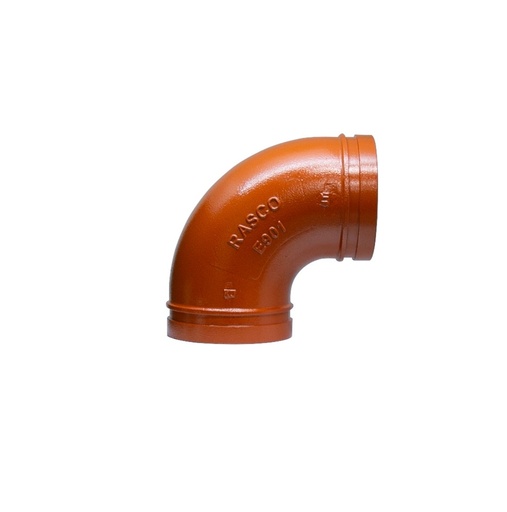 [2590RG] CODO RANURADO DE 2-1/2" 90º GRVD, GALV