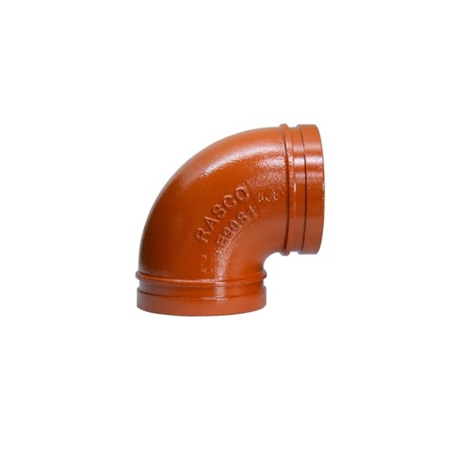 [290SRR] CODO DE 2" ESTÁNDAR RANURADO 90º