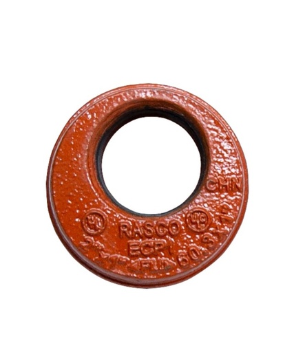 [41DCAPRG] TAPA GALV GRVD ESTÁNDAR DE 4" ORIFIC  EXENTRICO