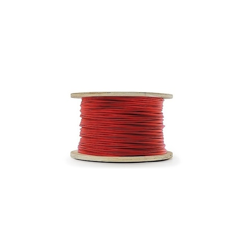 [43081004] CABLE DE ALARMA 18/6 SÓLIDO SIN BLINDAJE 1000 Rojo