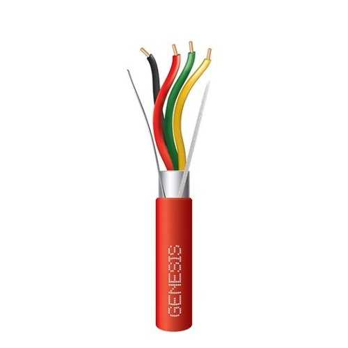 [44035504] CABLE 18/4 BLINDADO SOLIDO FPLR 500 ROJO