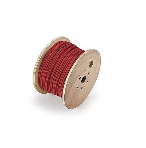 [46021004] CABLE DE ALARMA 18/2 BLINDADO SOLIDO 1000 ROJO