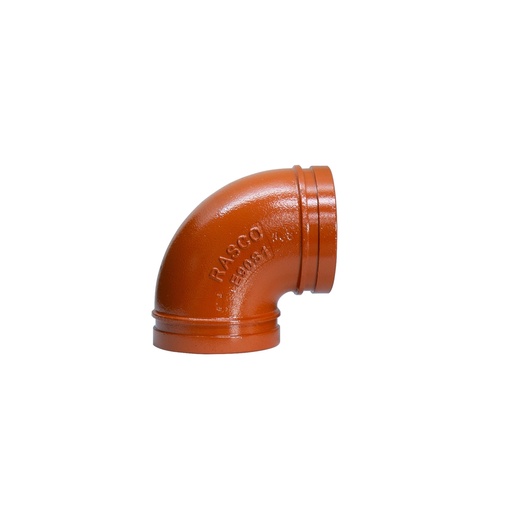 [490SRR] CODO DE RADIO CORTO DE 4" 90 GRVD