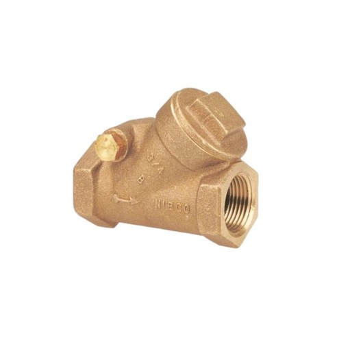 [6999992292] VALVULA DE RETENCIÓN DE 1/2" BRONCE ROSCADA, #KT403W 